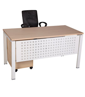 Executive Table with Moveable Pedestal unit